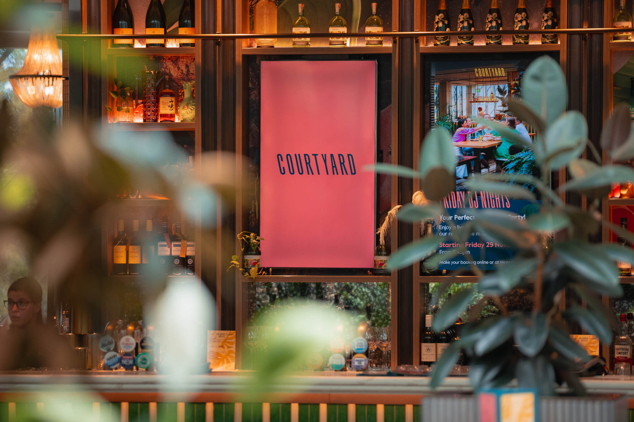 Courtyard bar at DYRSL