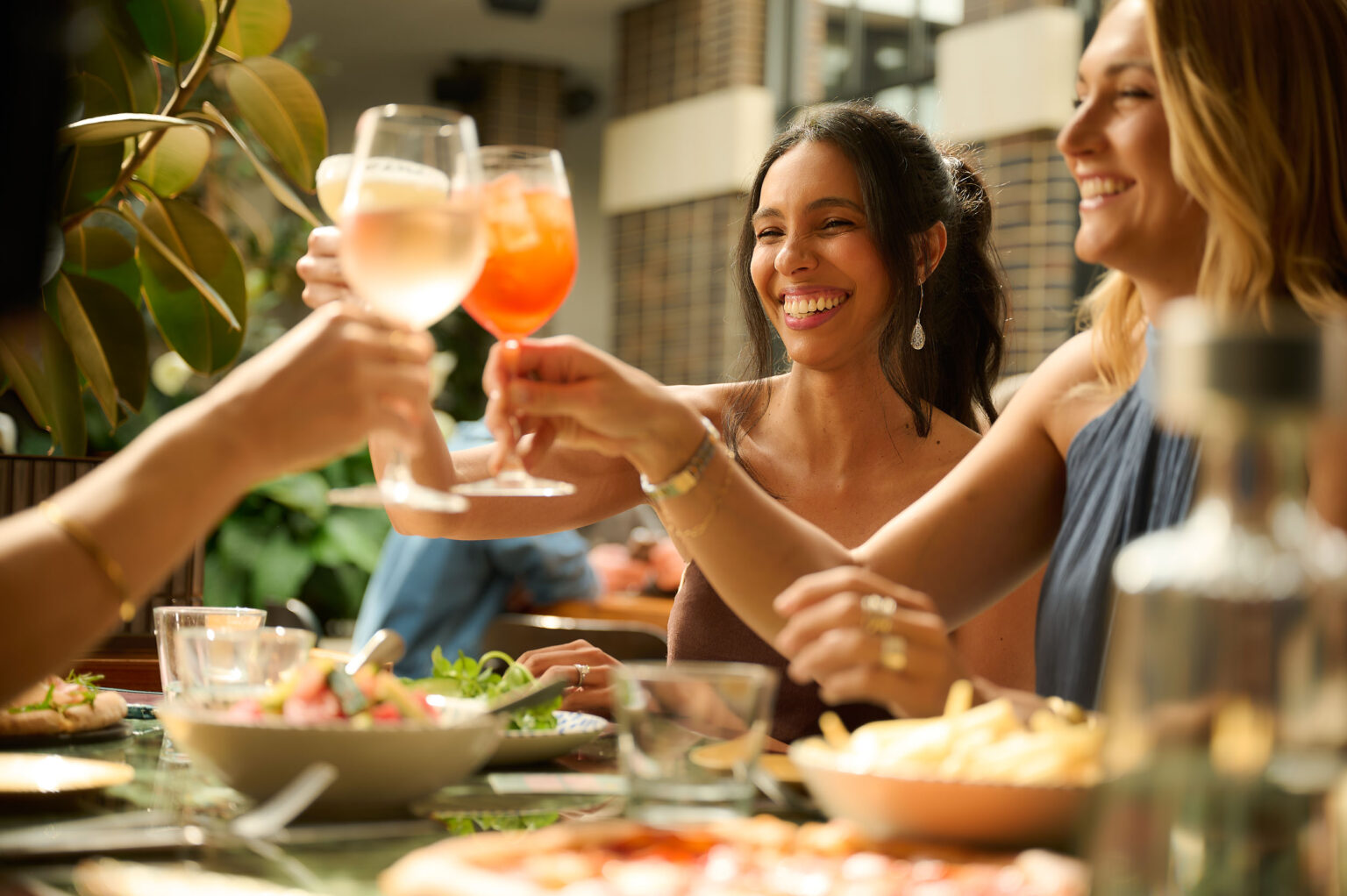 Courtyard cocktails at DYRSL