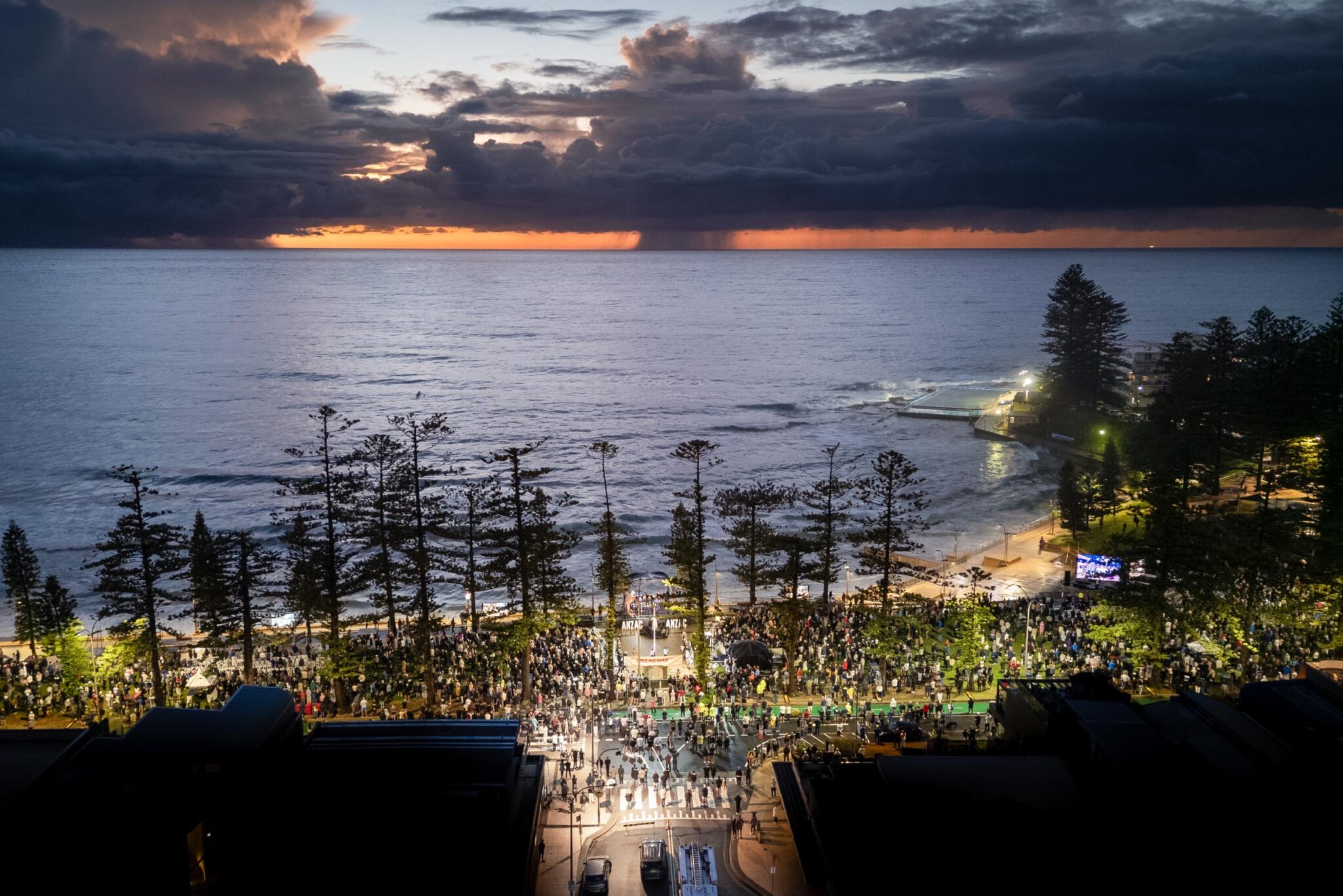 DYRSL Anzac Day Dawn Service Dee Why Beach